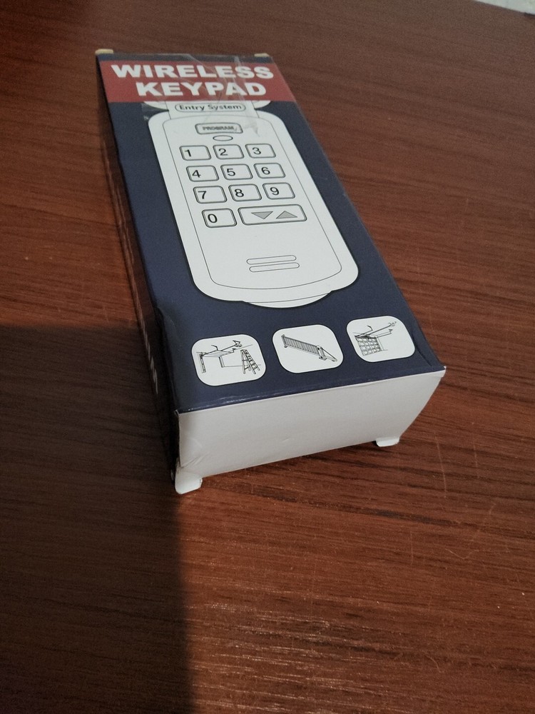 Universal Keypad Garage Door Opener Wireless Remote Keypad Entry System