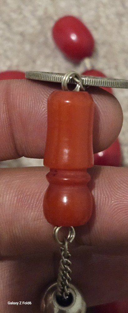 Antique cherry Bakelite Beads