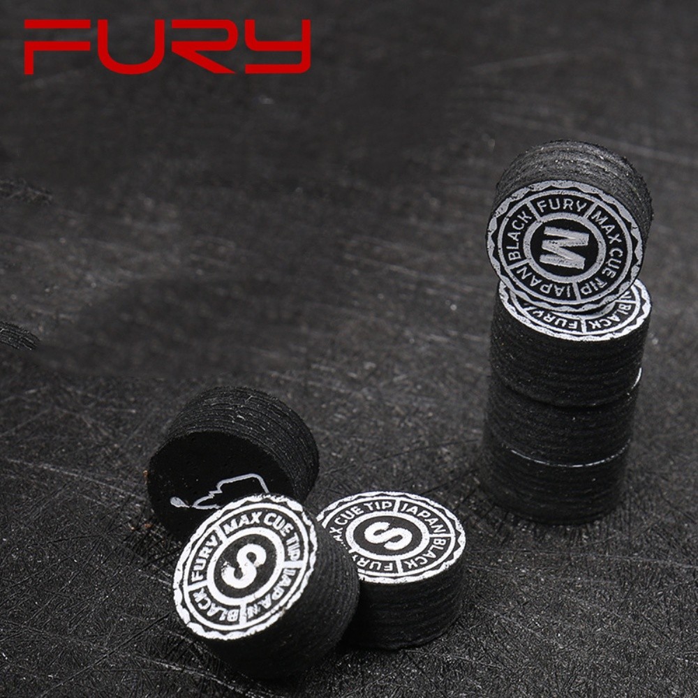 FURY Black Max Cue Tip 14mm S/M