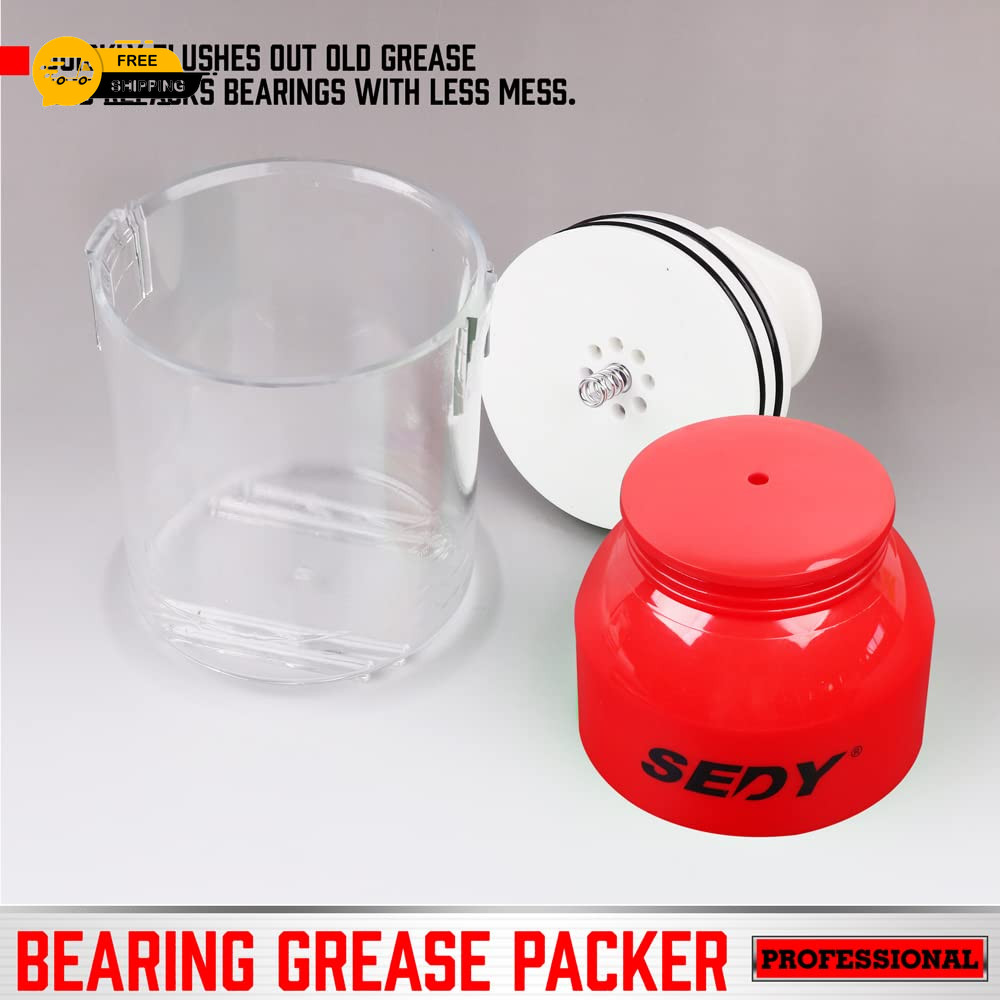 Premium Bearing Packer Kit, Handy Wheel Bearing Packer Tool Portable Wheel Beari