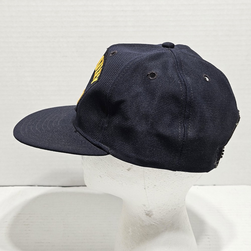 Vintage USS Flatley FFG-21 Navy Battleship Patch Hat