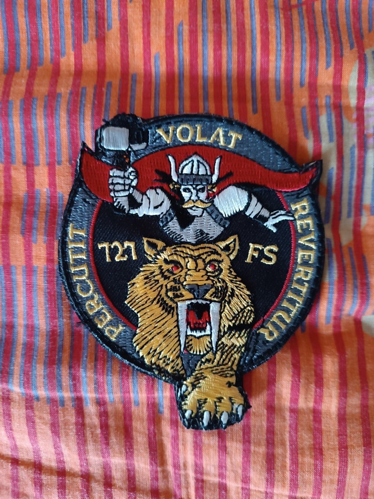 Denmark Air Force 727 Fighter Squadron Military Patch