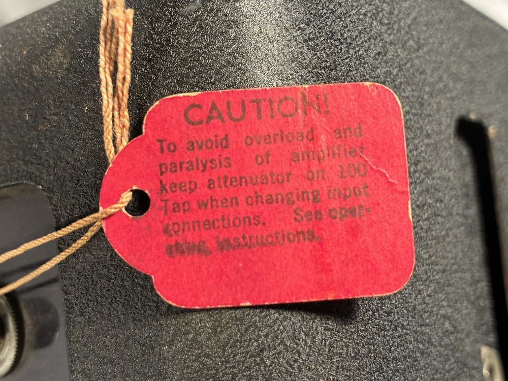 Brush Dev. Co. BL-905 Peak Volts Attenuator AS IS