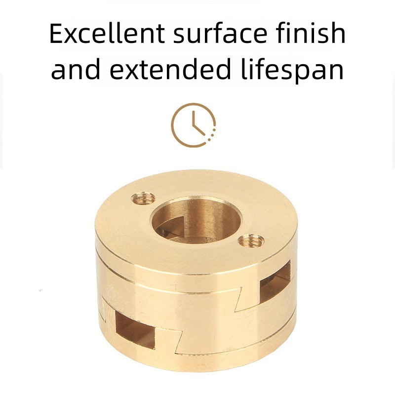 For Oldham Coupling Round Brass for VzBoT T8 Z Screw Coupling 16mm Replacement