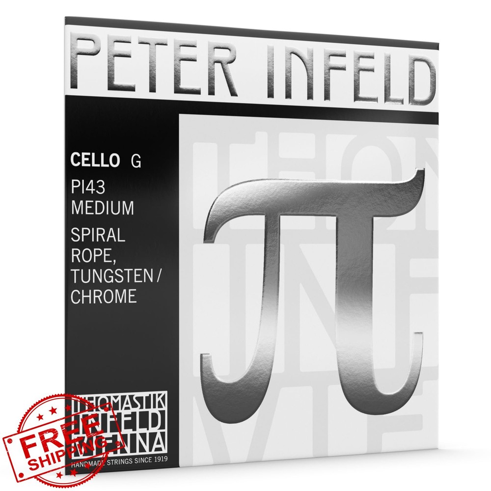 Peter Infeld Cello G-String 4/4 Medium Tension Tungsten Chrome