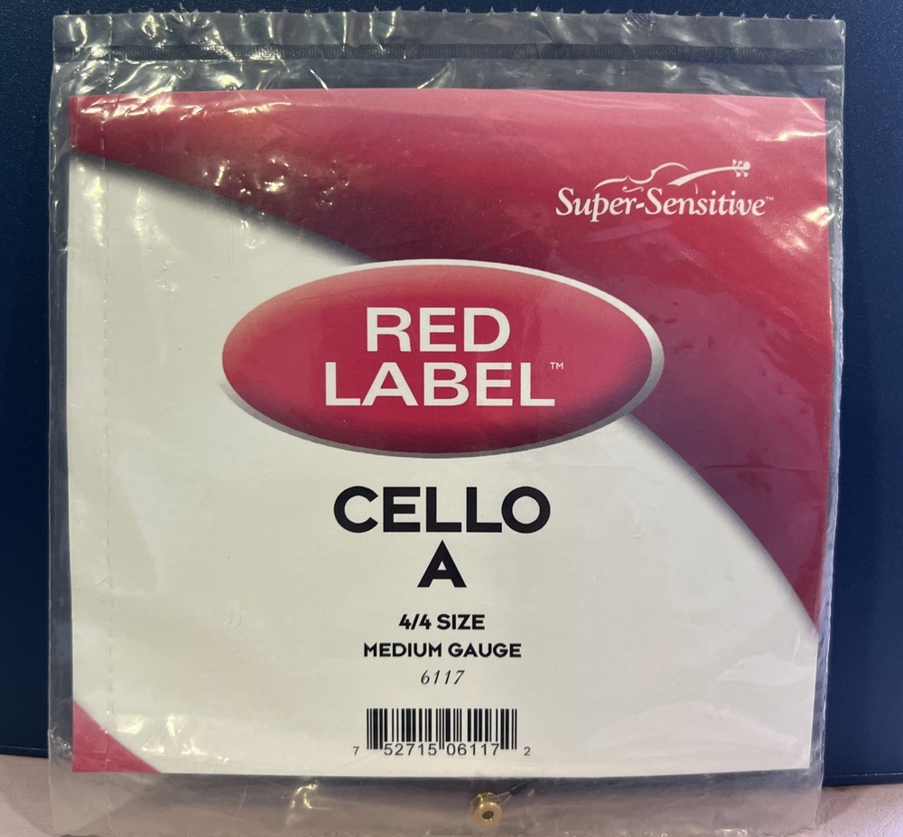 Red Label Cello A Single String 4/4 Medium