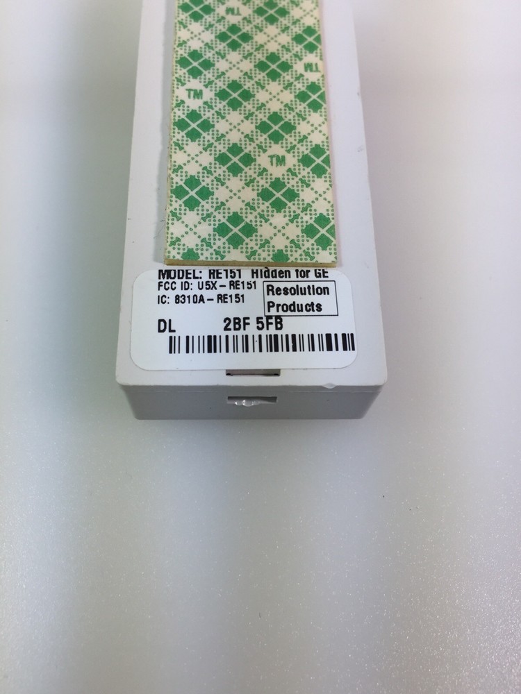 Genuine OEM Resolution Products RE151 Wireless GE Interlogix Hidden Panic Button