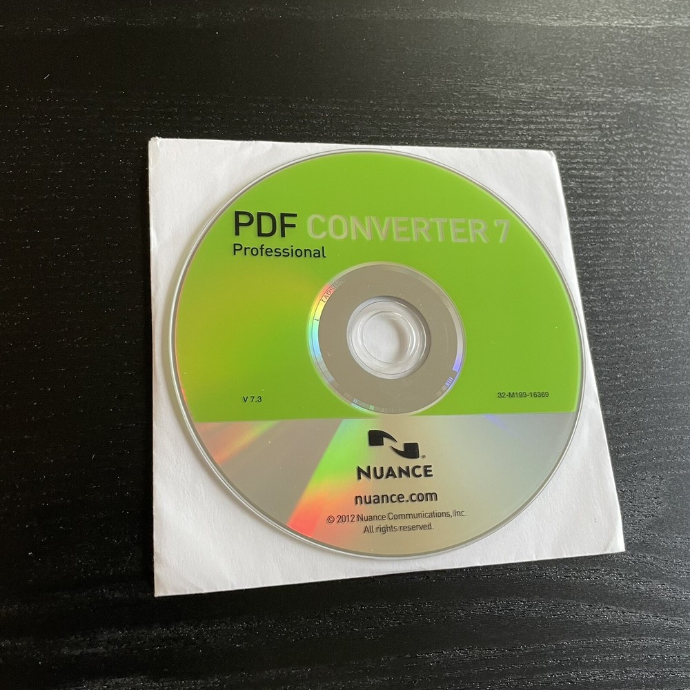 Nuance PDF Converter Professional 7