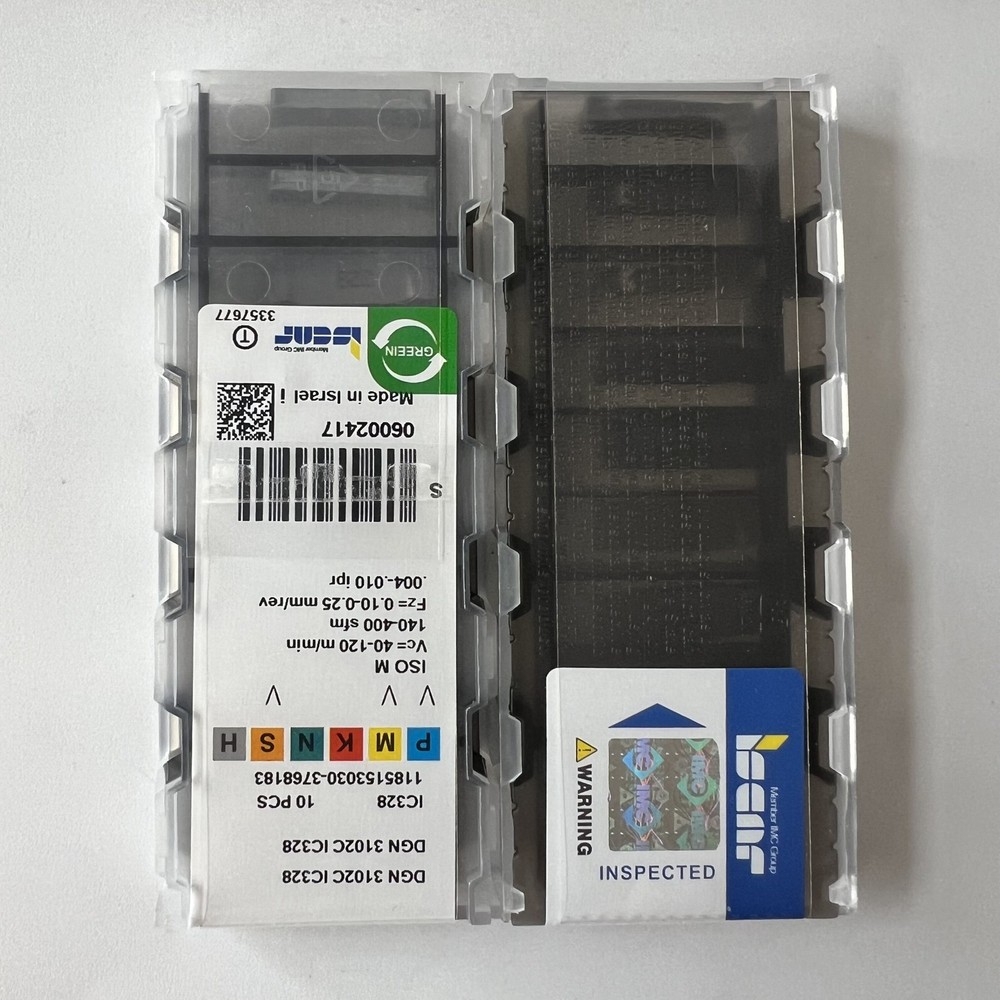ISCAR / DGN3102C IC328 / Industrial indexable carbide inserts 10 Pcs