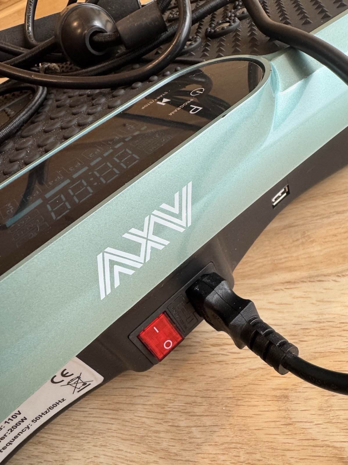 AXV FR-78 Bluetooth Green Vibration Plate Exercise Machine Platform No Remote