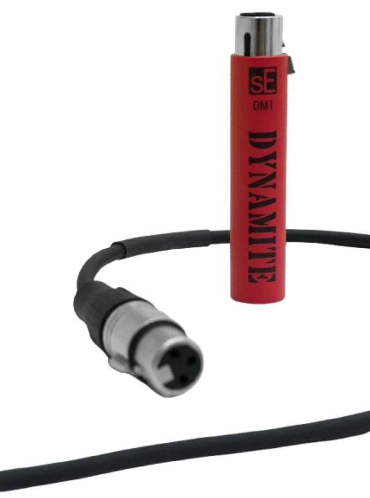 Se Electronics DM1 Active Inline Microphone Preamp 4 Dynamic+Passive Ribbon Mics