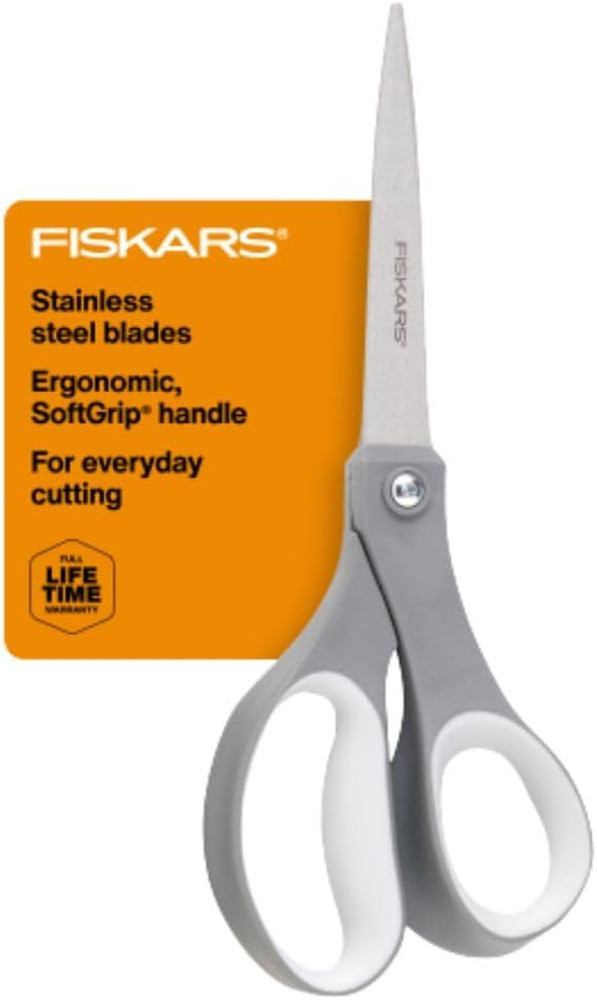 Fiskars High-Performance All-Purpose Scissors with Ergonomic Handles