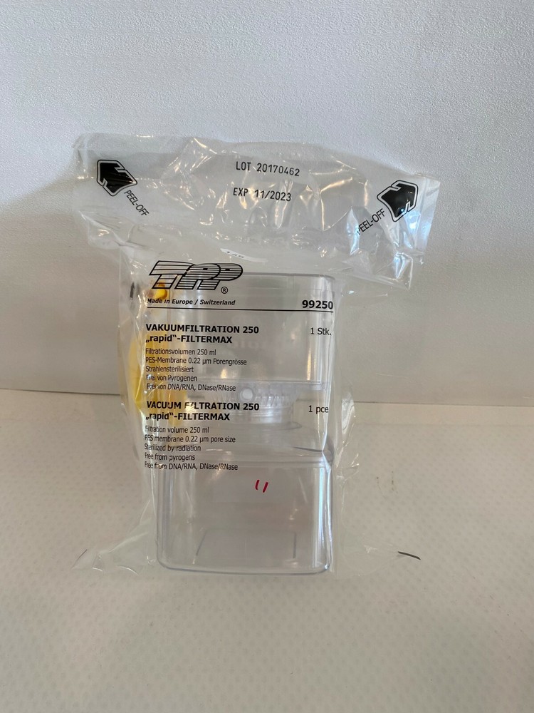 TPP 99250 Filtermax Rapid Bottle Filter Unit Capacity 250 mL Sterilized 11 pcs