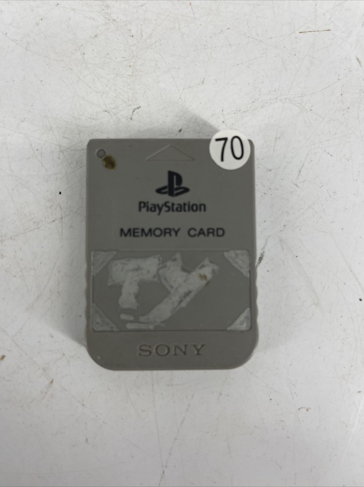 OEM Playstation Memory Card SCPH-1020 USED UNTESTED