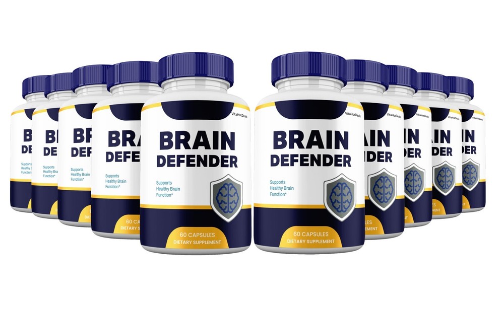 Brain Defender Capsules,  Maximum Strength Pills Cognitive and Brain (10 Pack)