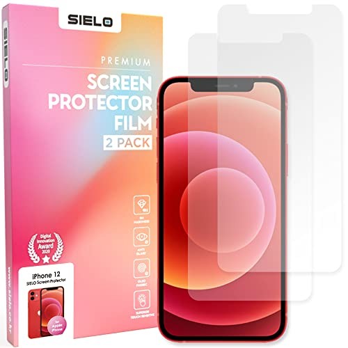 2 Pack Matte Screen Protector, 9H Hardness Shatterproof & iPhone 12 Pro Max