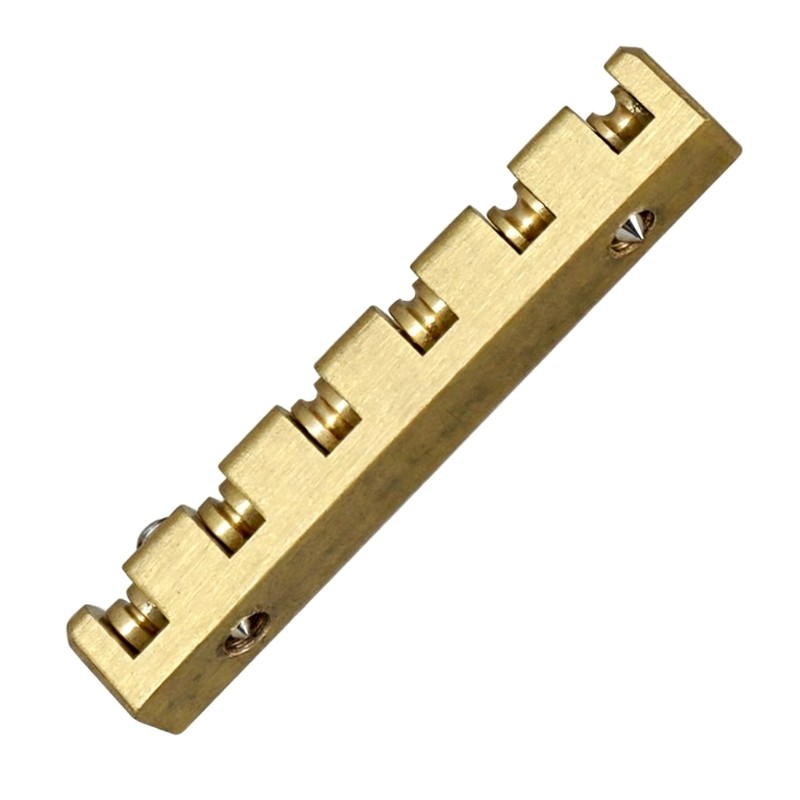 Adjustable Height Brass Guitar Nut for 6 String Electric Guitar Replacement Part