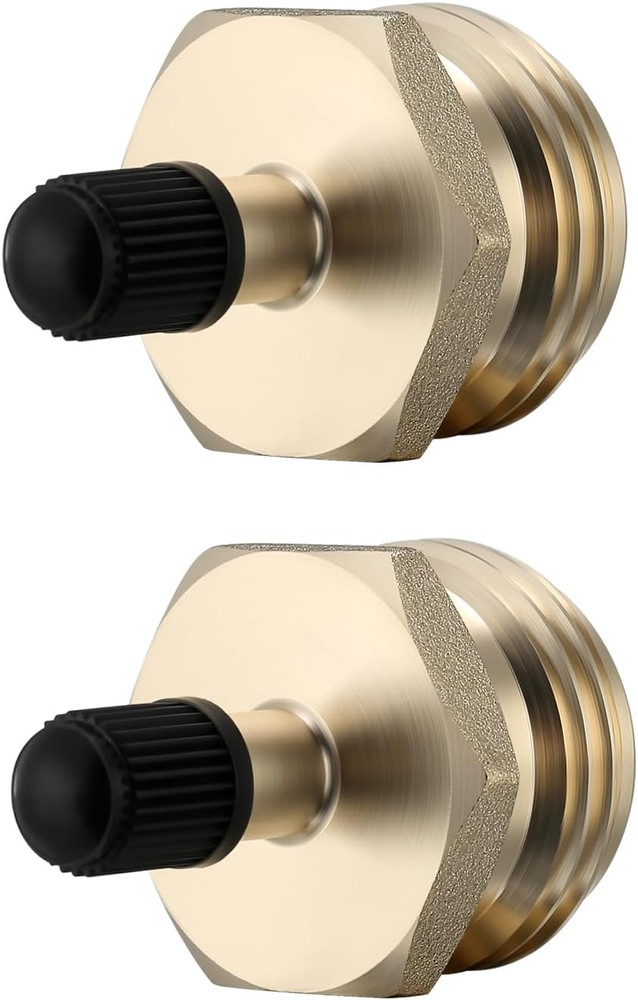 Lead-Free RV Brass Blow Out Plug for Winterizing and Dewinterizing - Effectively