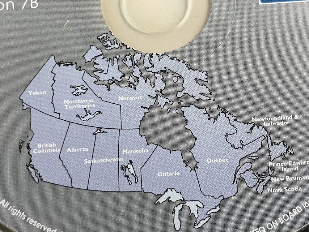 2006 2007 2008 VOLKSWAGEN GTi EOS NAVIGATION DVD VERSION 7B COVERS CANADA OEM🟠