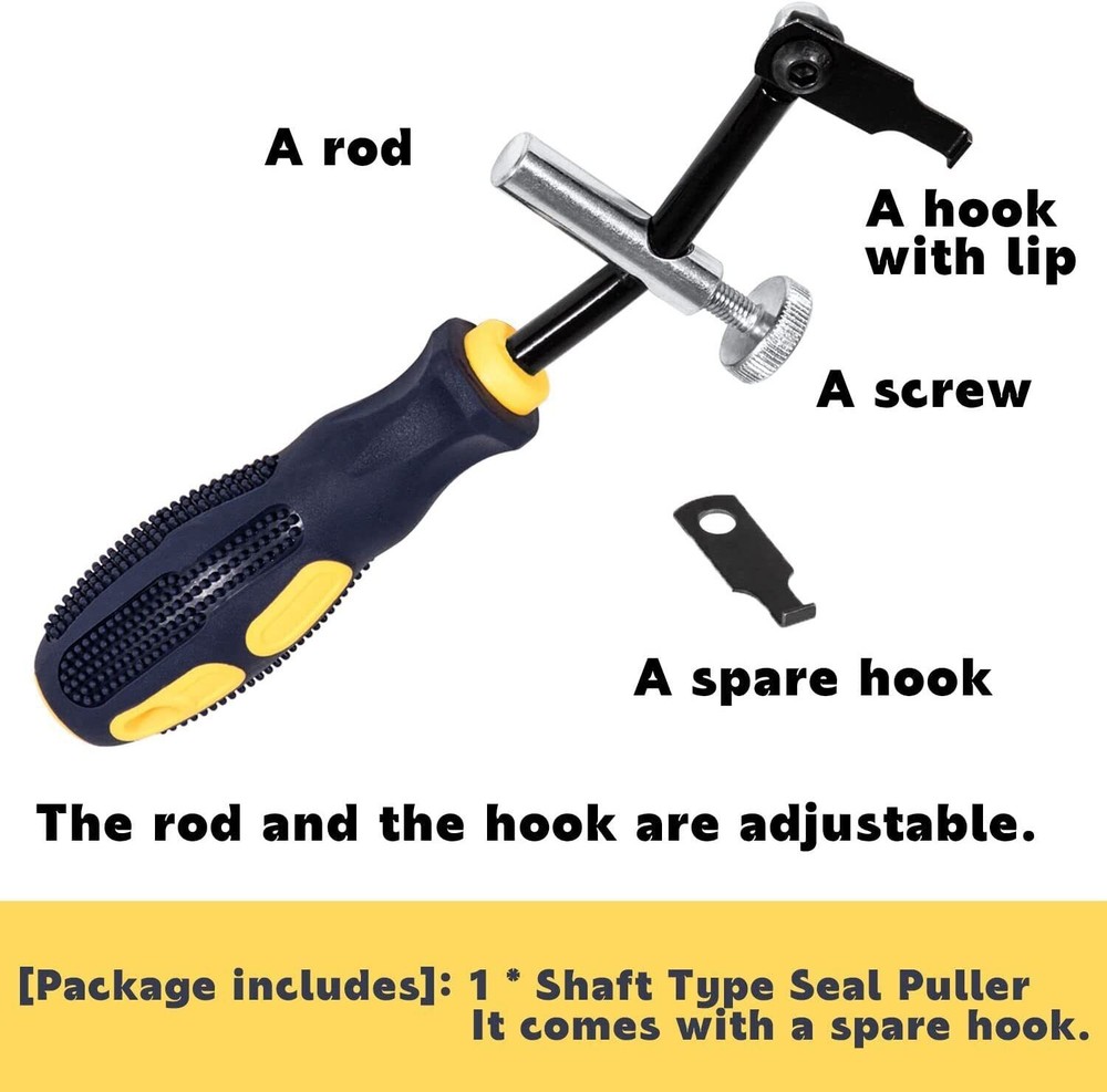 Cam Crank Shaft Seal Puller Auto Engine Remover Hand Tool Removing Pulling 58430