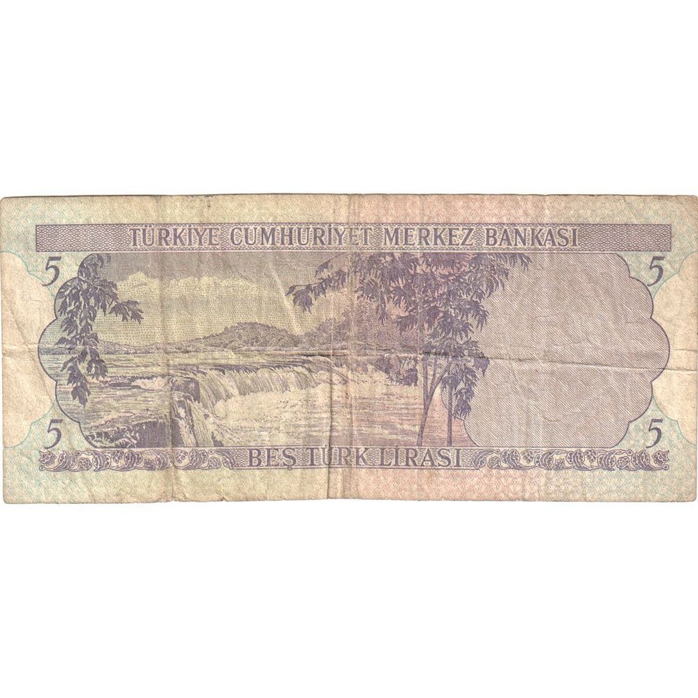 [#1292466] Turkey, 5 Lira, VF