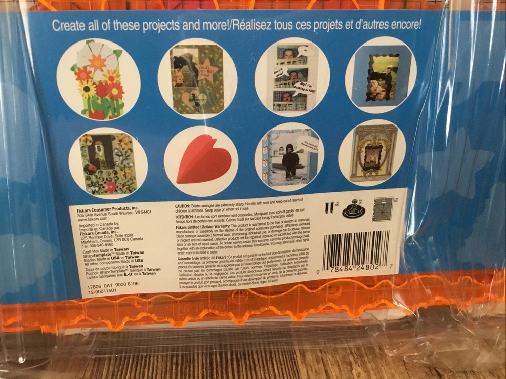 Fiskars: SHAPE CUTTER & TEMPLATE STARTER SET #4802 - Set 1 Stencils New/Unopened