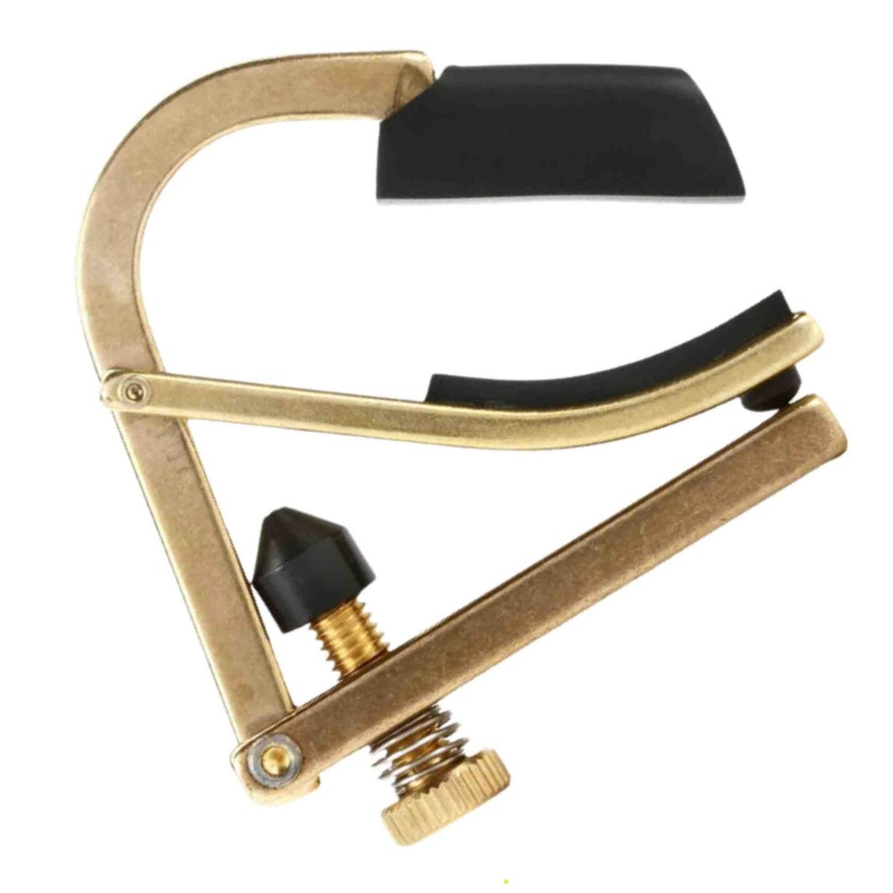 Shubb C7B Brass Partial Capo covers 3 inside strings