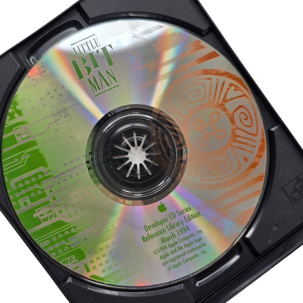 1994 Apple Developer CD “Little Bit Man” March QuickDraw GX ß3 Vintage Mac