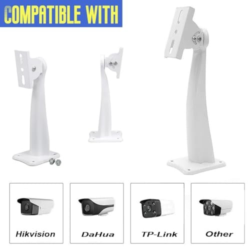 3-Pack CCTV Security Camera Mount Bracket Kit, Indoor Outdoor Wall Ceiling