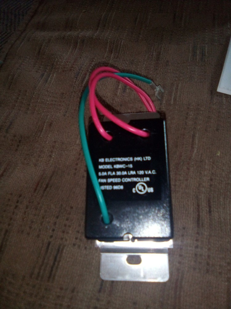 KB ELEC. Cat.# KBWC-15K Solid State Motor Speed Controls / 120V