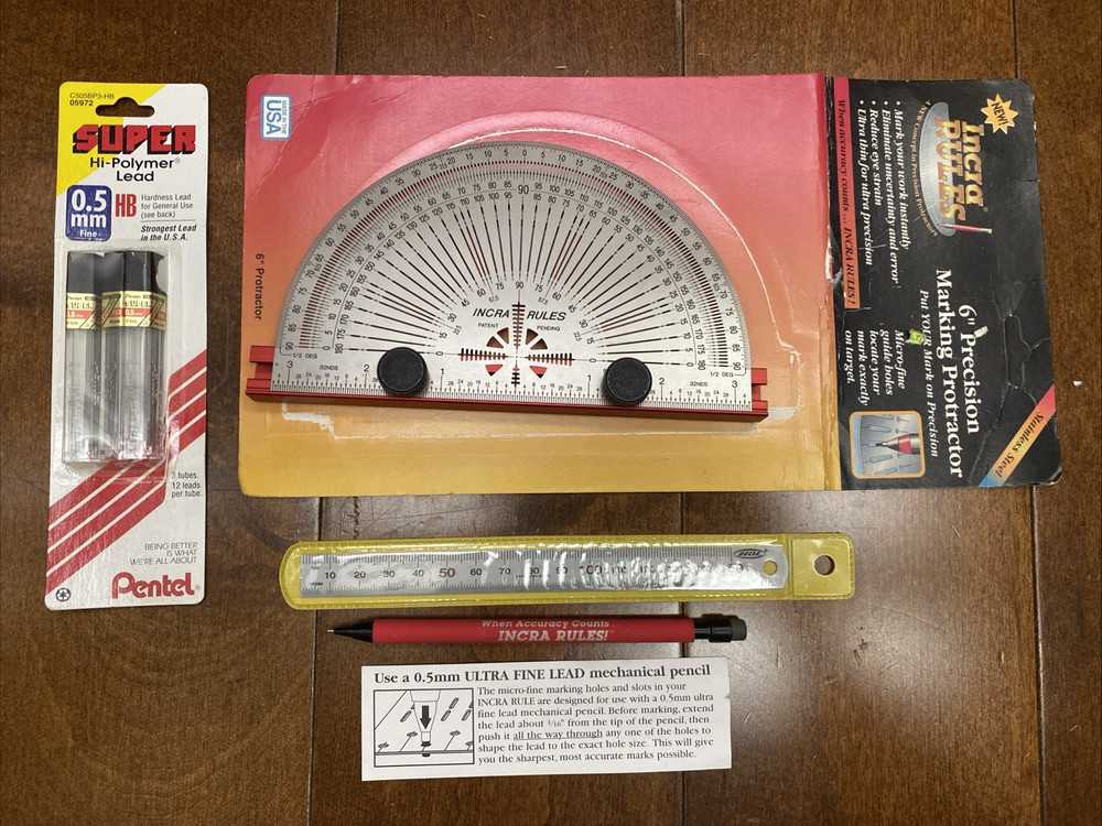 Incra PROTRAC06 6-Inch Precision Marking Protractor