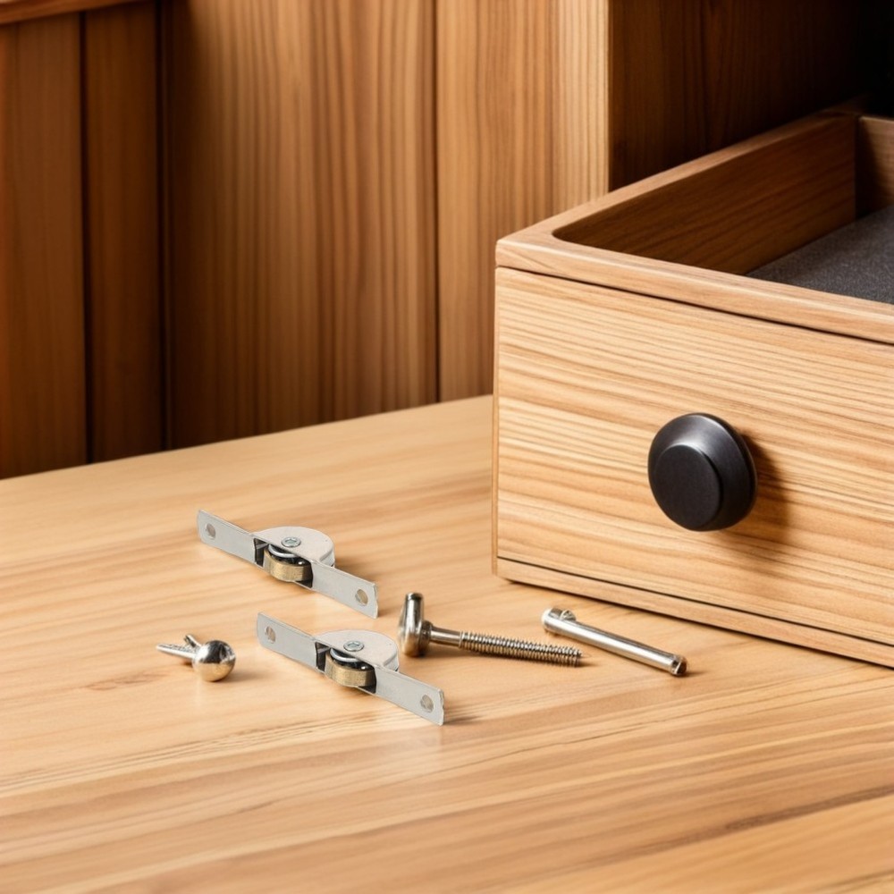 10 Pcs Sliding Door Roller Wheels Closet Rollers Replacement Floor