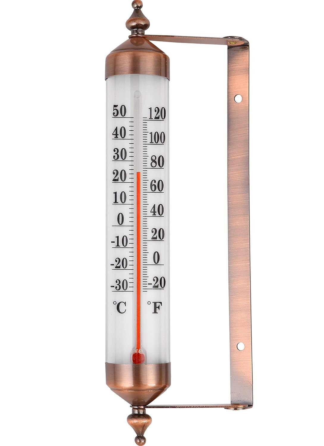 10 Inch Large Numbers Steel Outdoor Thermometer