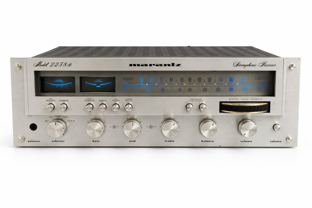 Marantz 2238B Stereophonic Receiver – Tested All Inputs Working.