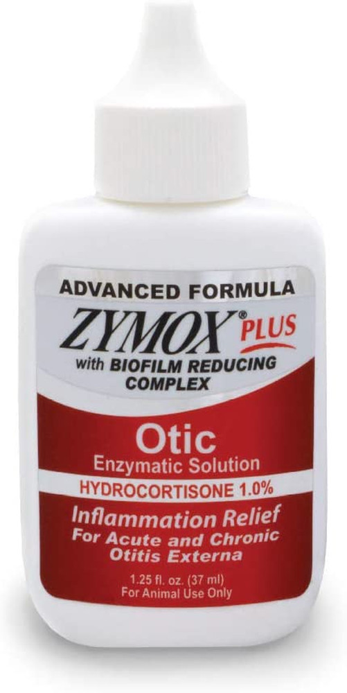 Otic Plus Ear Solution for Dogs & Cats with Hydrocortisone - 1.25oz