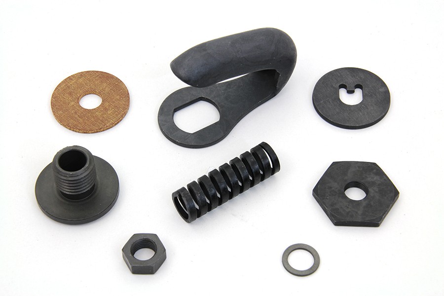 Steering Damper Kit Upper Parkerized for Harley-Davidson