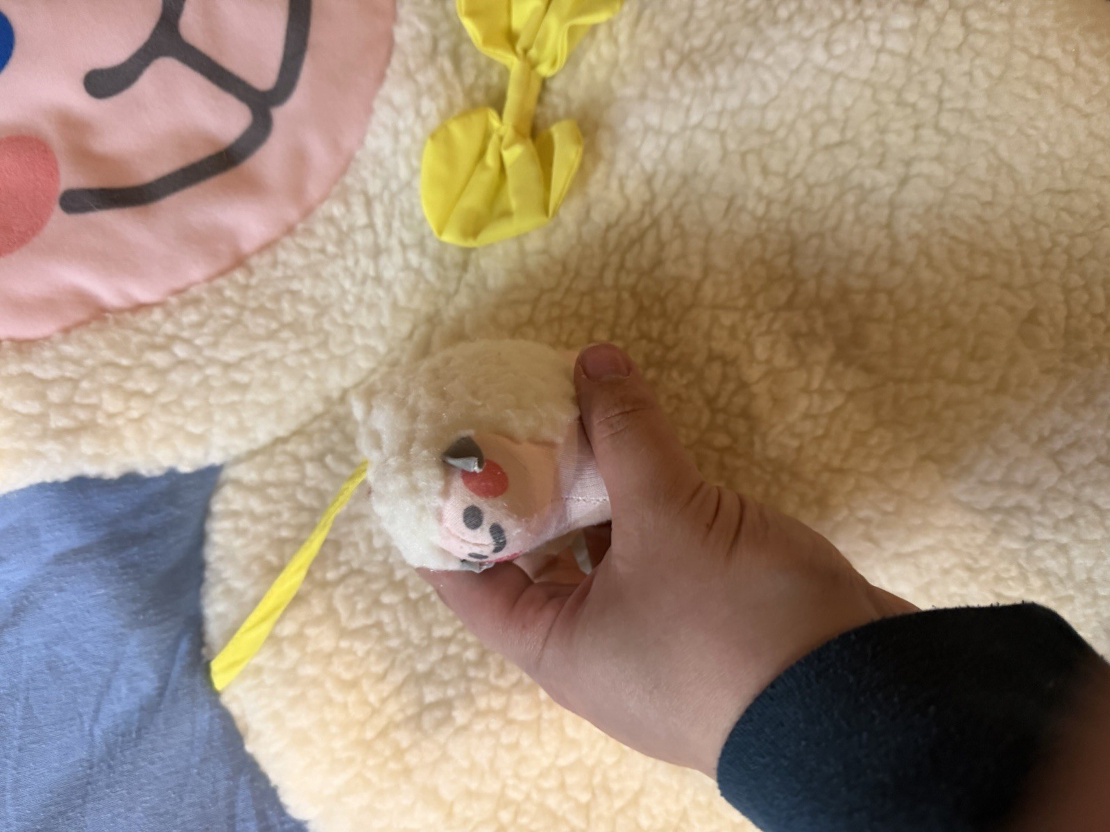 IN BOX Vintage 1992 Little Tikes Fluffy Lamb Quilt Baby Play Mat Tummy Time Toy