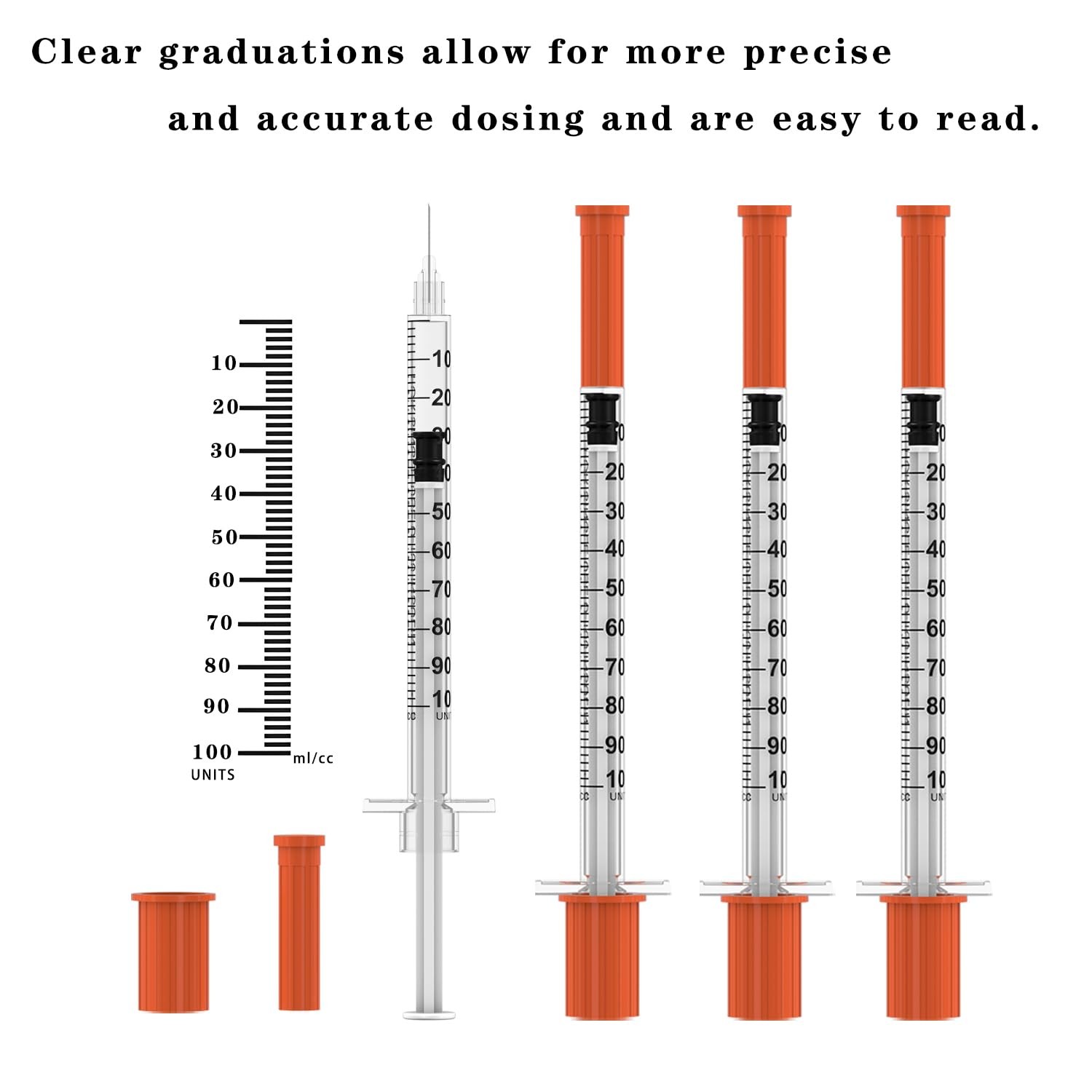 30 Gauge 5/16 inch Needle, 1ml Disposable Lab Dispensing Supplies,Individual Wra