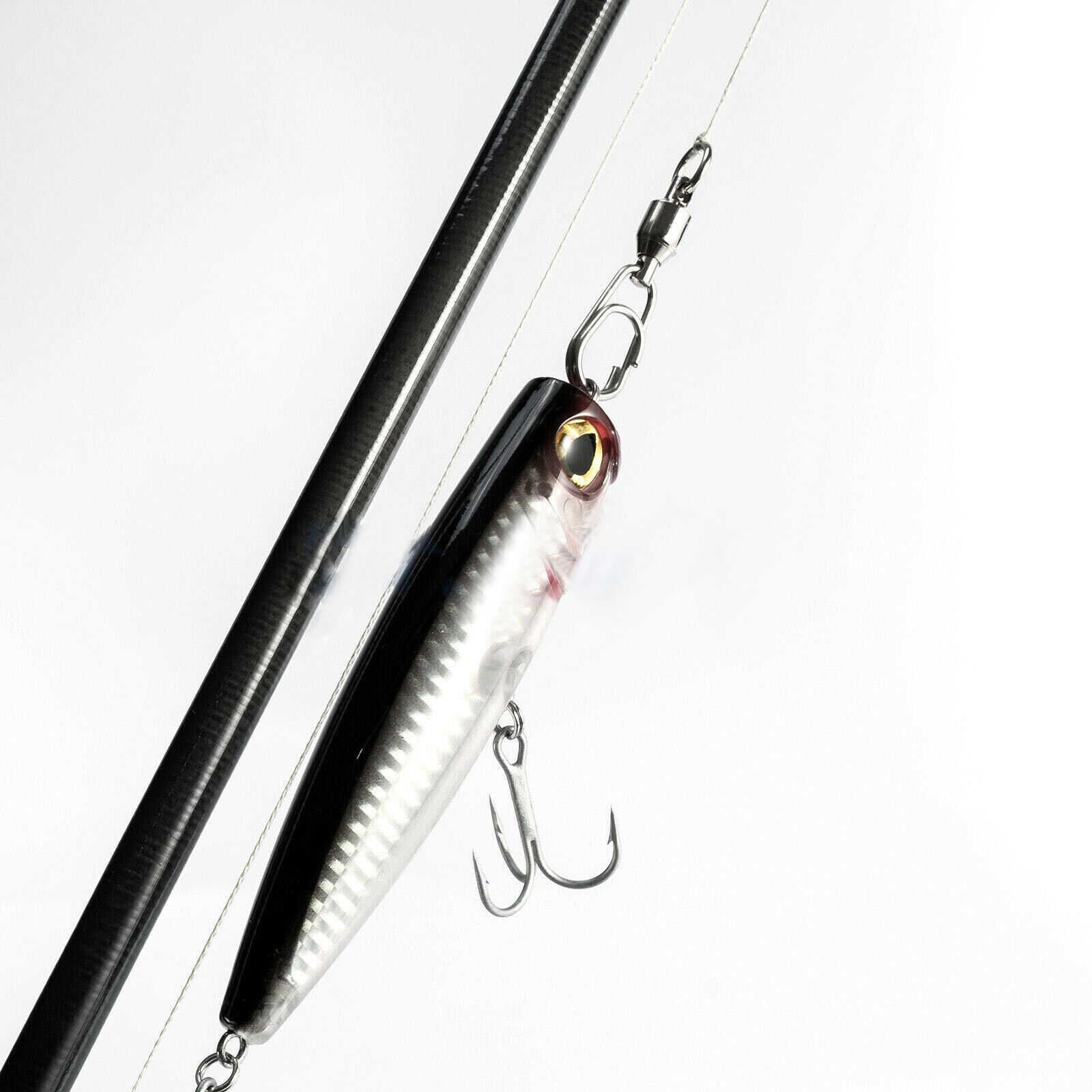 Fishing Ball Bearing Swivels with Fast Clip Snap 44-176Lb Connector Tackle Lot