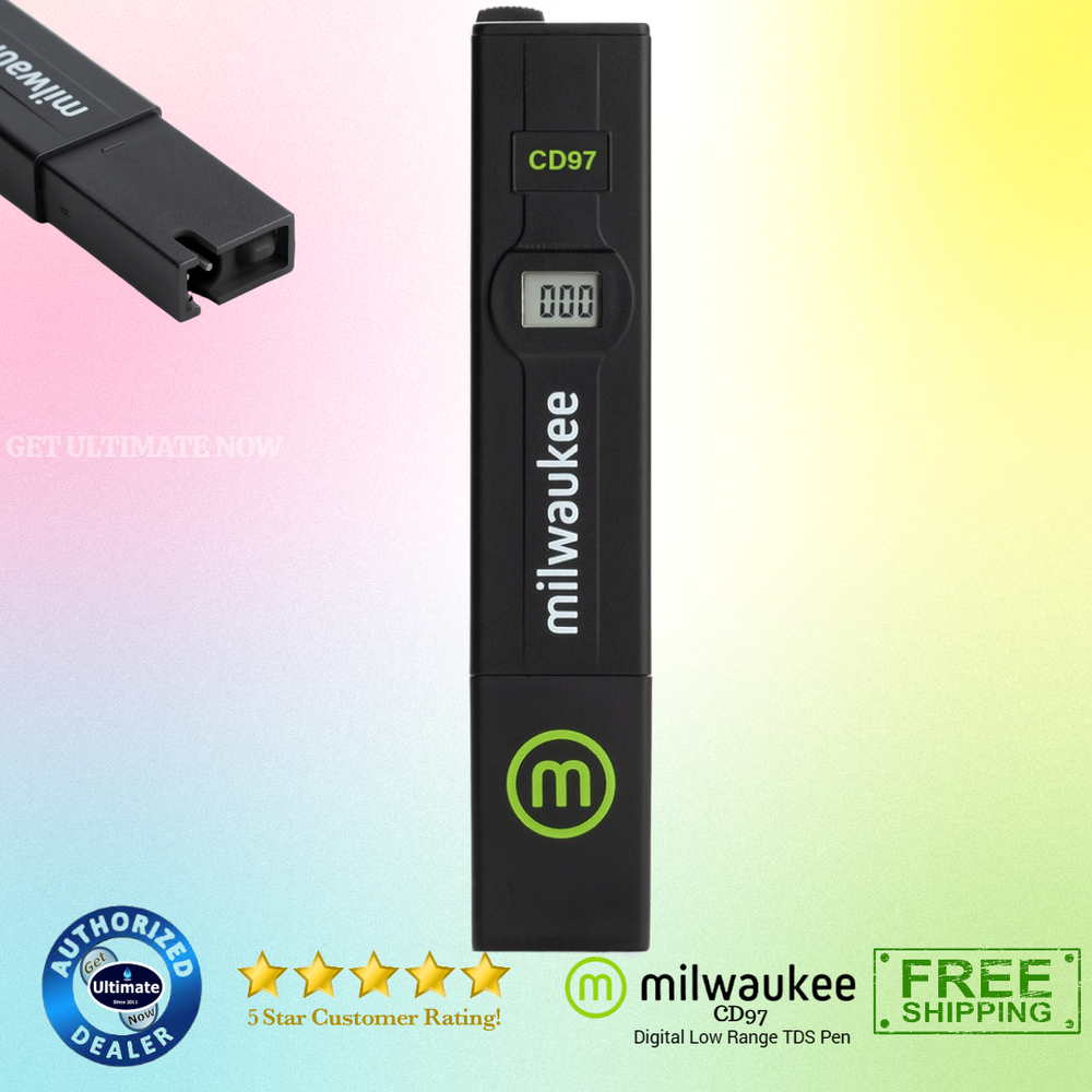 Milwaukee CD97 Digital Low Range TDS Pen for Water Conditioning Analysis