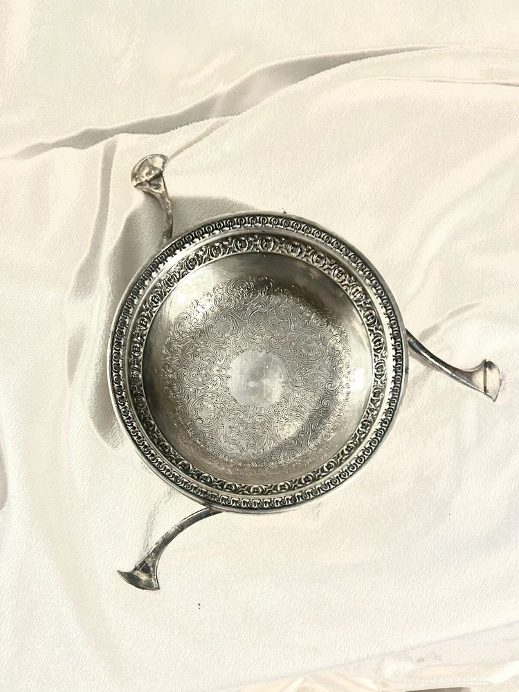 Silver Plated Candy Dish: Reed & Barton 2pc Item