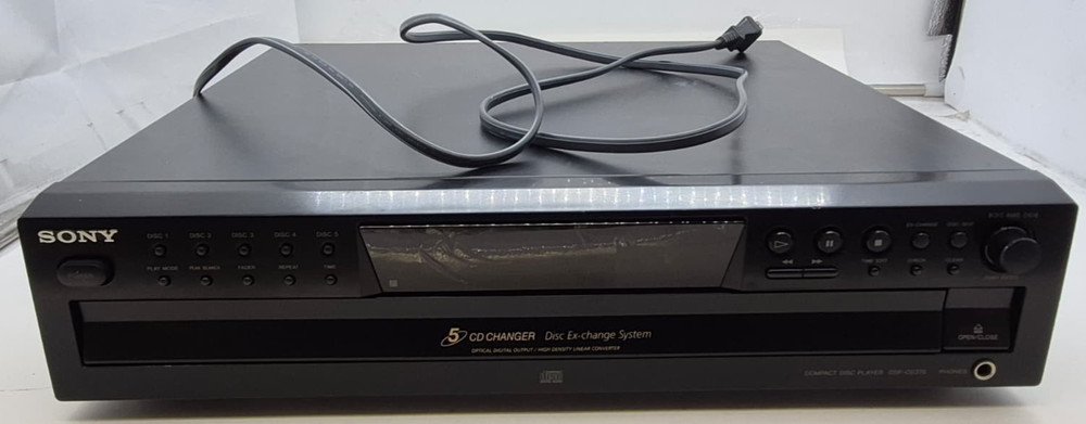 Sony CDP-CE375 Compact Disc CD Player 5 Disc Carousel Changer - CD Player Only