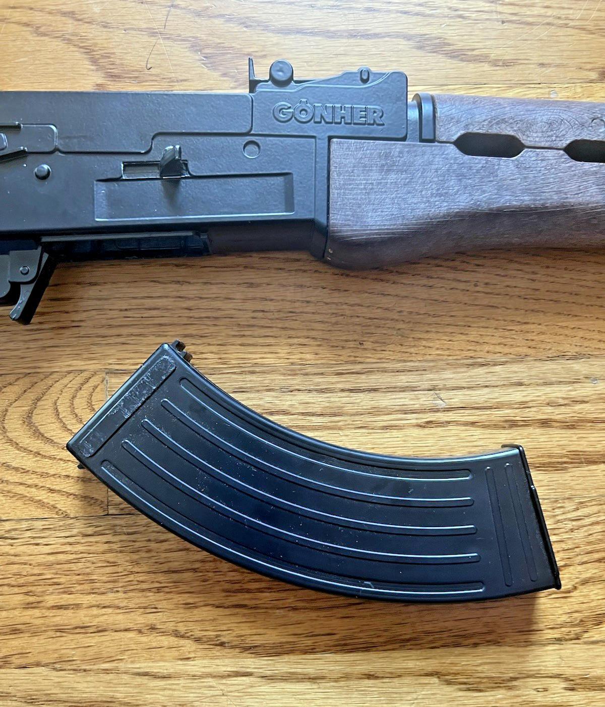 Gonher AK-47 Style Cap Gun Rifle - Black Finish 138/6 * Made in Spain