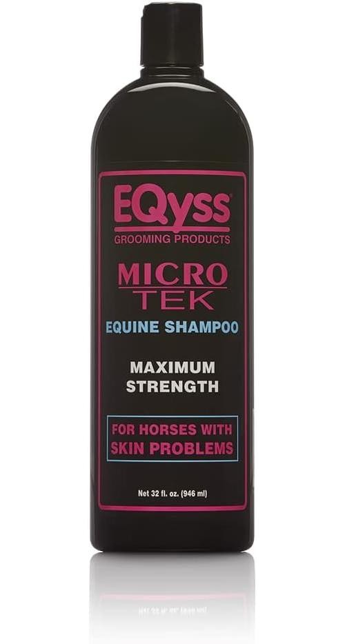 EQyss Micro-Tek Medicated Horse Care Bundle Shampoo and Spray Equine Grooming