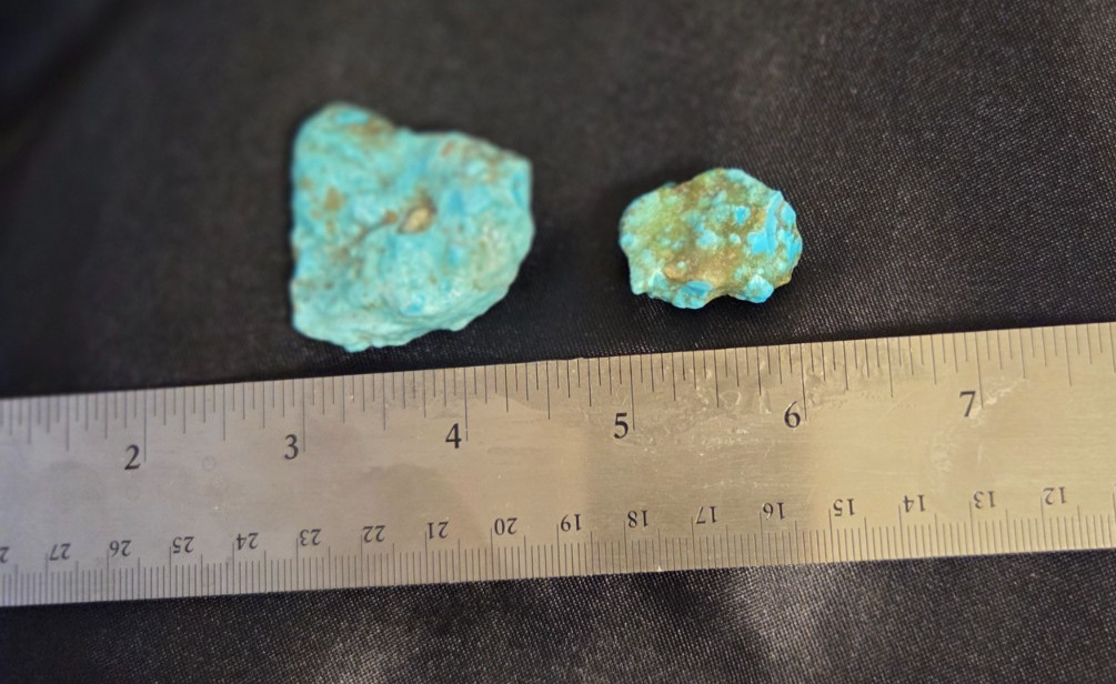 TURQUOISE KINGMAN ROUGH 37 GMS