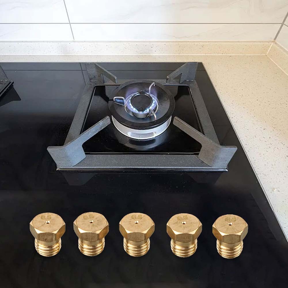 20 Piece Nozzle Set for LPG Burners Suitable for Various Cooking Needs