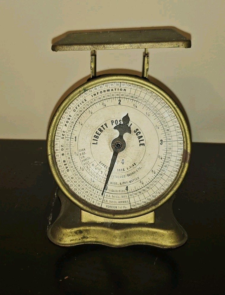 Antique Triner Postal Scale Patent 1906 Precision Postal Scale work?