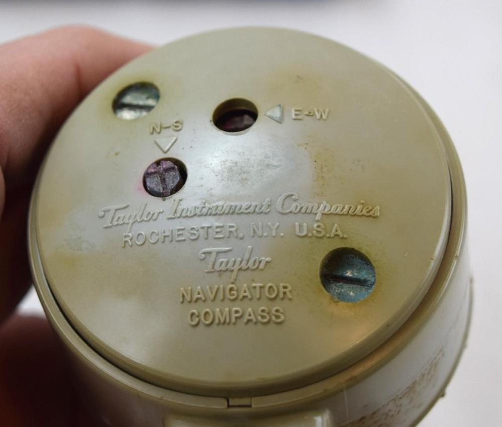 Taylor Navigator Compass Self-Illuminated 2957 w/Box & Instructions