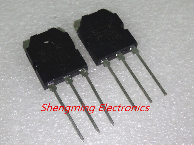 1pair MP1620 & MN2488 power Transistors 2pcs