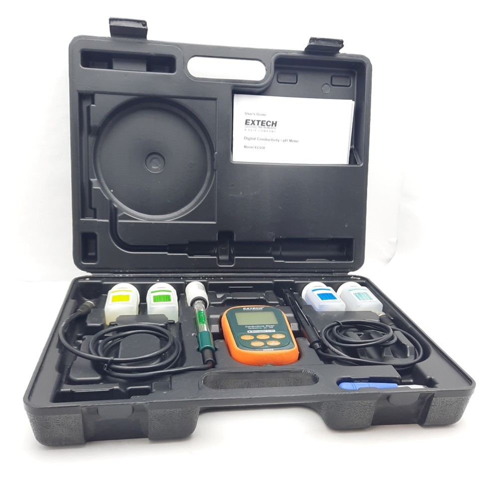 Extech EC600 Digital Conductivity/PH Meter -2pH to 19.99pH